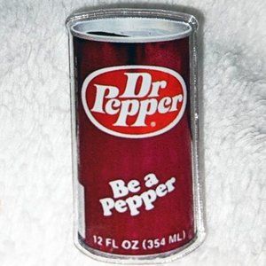 Retro Dr. Pepper Can Lapel Pin Be A Pepper NEW